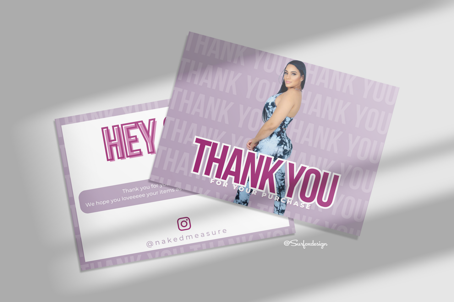 Diseño de Thank You Card