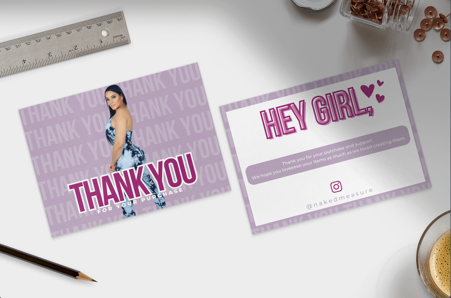 Diseño de Thank You Card